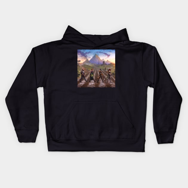 Adventures Road Kids Hoodie by Hieronymus7Z